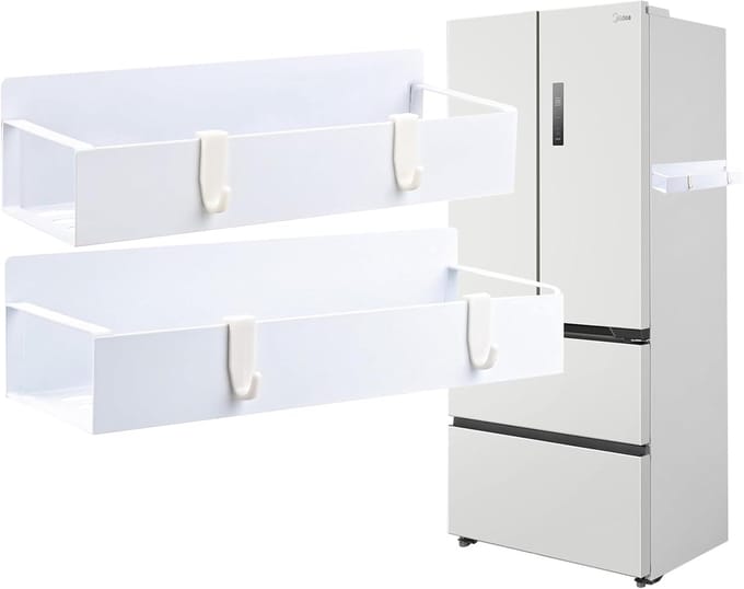 Dailygoods - Set van 2 Magnetische Koelkastplanken - Sterke Magneten, Geen Boren Nodig