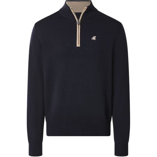 ESMARA MEN Gebreide heren trui (Marineblauw, M)