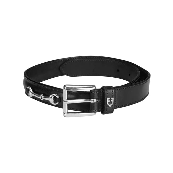 Leren riem met gevlochten details Equestro