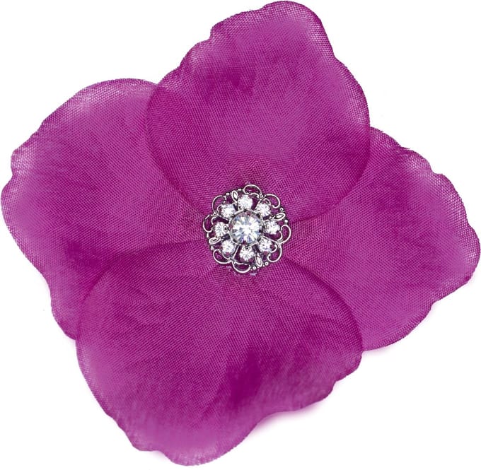 Glamour Clicks - Haarbloemen - Fuchsia