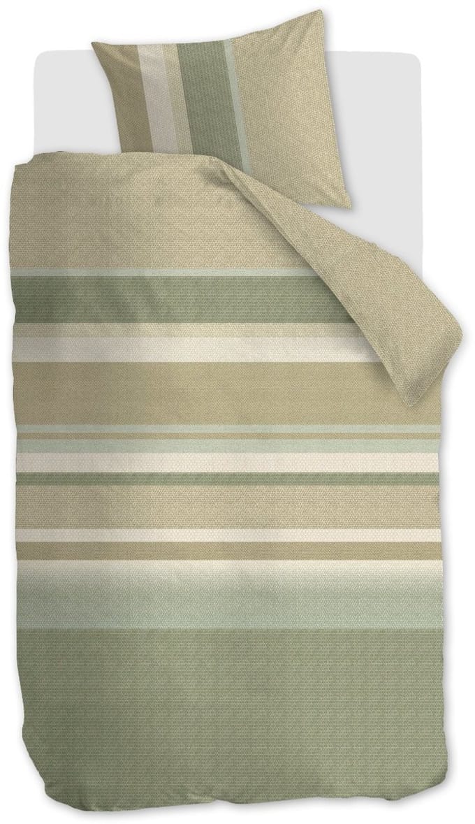 Beddinghouse Dekbedovertrek Sebastian Grey Green 1 persoons