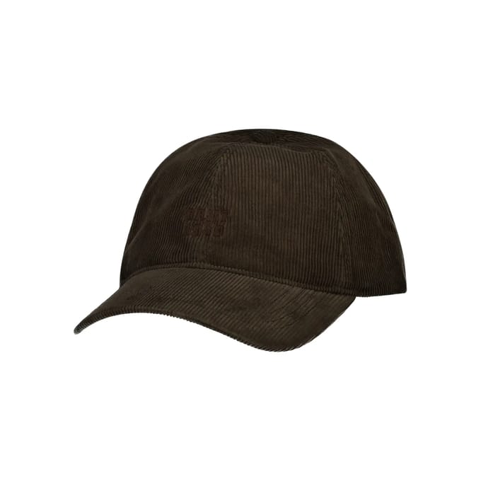 Gant Cap Subtle 1949 Logo Corduroy Dark Moss Green / male