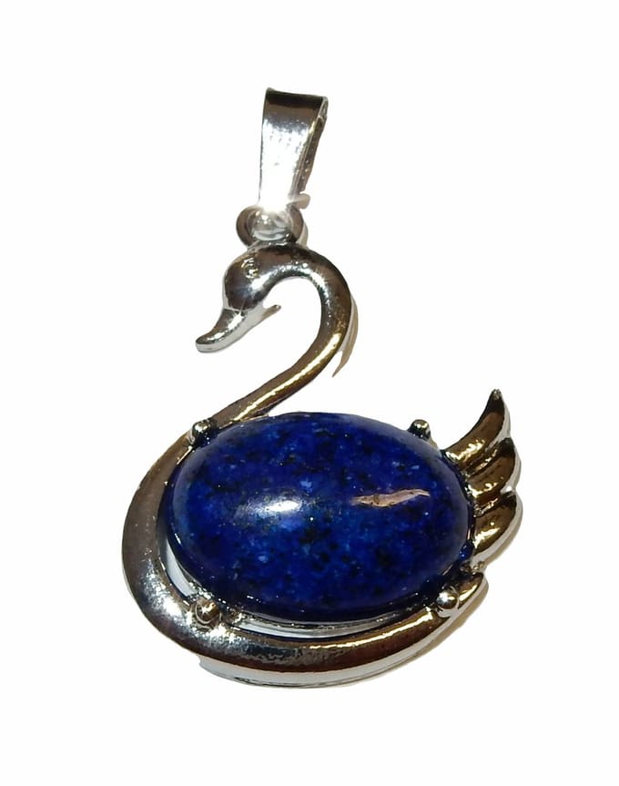 Lapis Lazuli Zwaan Hanger