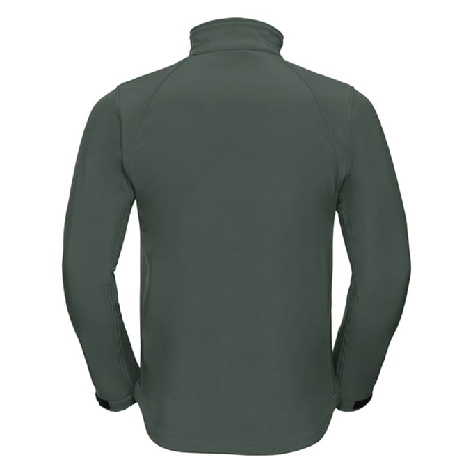 Russell Heren waterbestendig & winddicht Softshell-jasje (Fles groen)