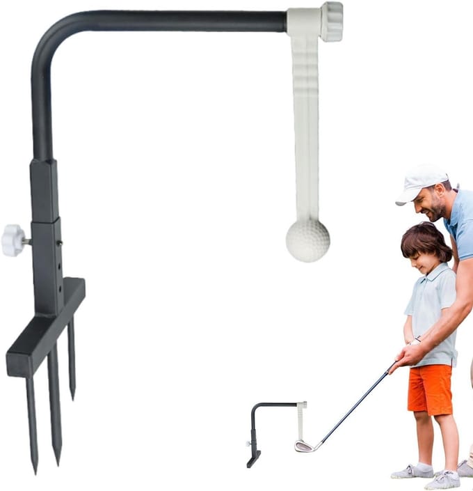 Golf Swing Trainer - Houding Hulp - Swing Verbeteren - Verstelbare Trainer - 21-30 cm - Wit