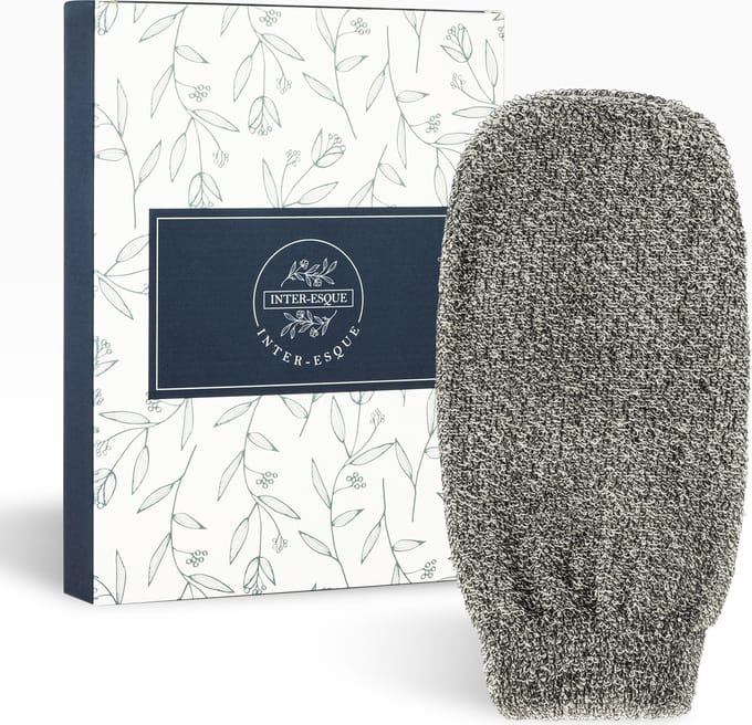 INTER-ESQUE - Scrub handschoen - Exfoliating Glove - Bamboevezel