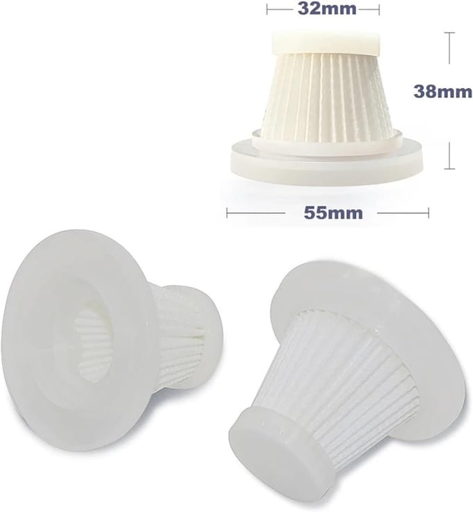 2pcs Vervangingsonderdeel filter 55x32x38mm, compatibel met LT-117 auto-stofzuiger