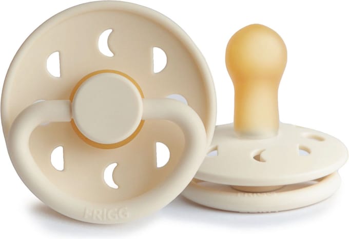 Frigg Moon Latex Fopspeen 0-6M | Cream