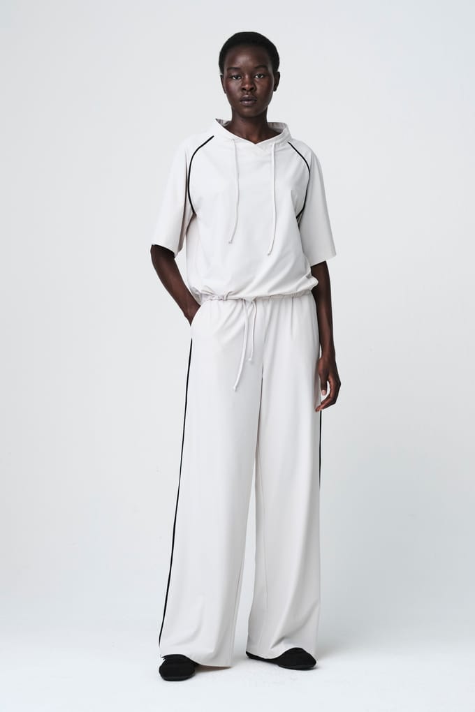 SimoneP structure tech jersey pants | Sand - Sand / S