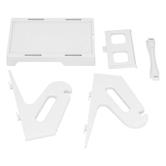 Labelhouder 2 in 1 Veel functies Gemakkelijk mee te nemen Perfecte pasvorm Algemene externe print Verzendlabel white