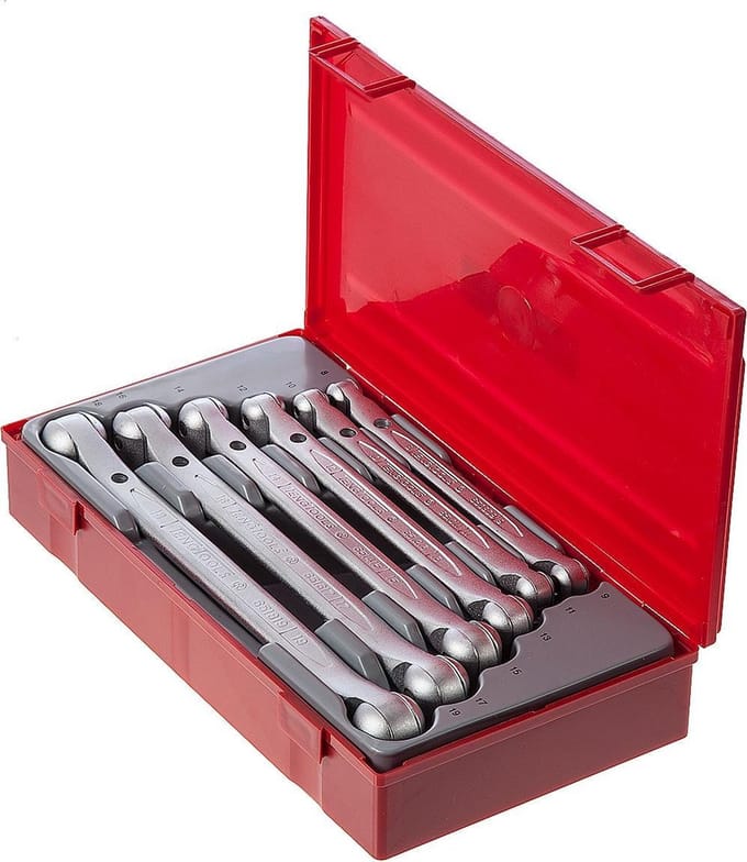 Kniesleutels TT1 tray 8-19mm 6 delig Teng Tools TT6506