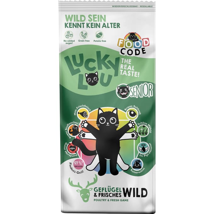 Lucky Lou Senior Gevogelte & Wild - 3 kg