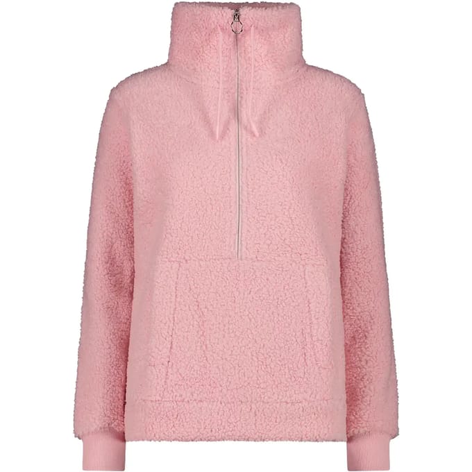 Dames sweatshirt met halve rits CMP