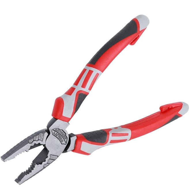 Multifunctionele Duitse Elektricien Tang Draad Stripper Kabelknipper Knip Hand gray