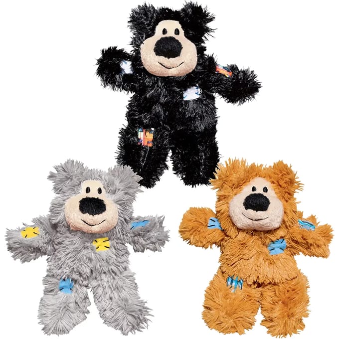 Kattenspeelgoed Kong Softies Patchwork bear