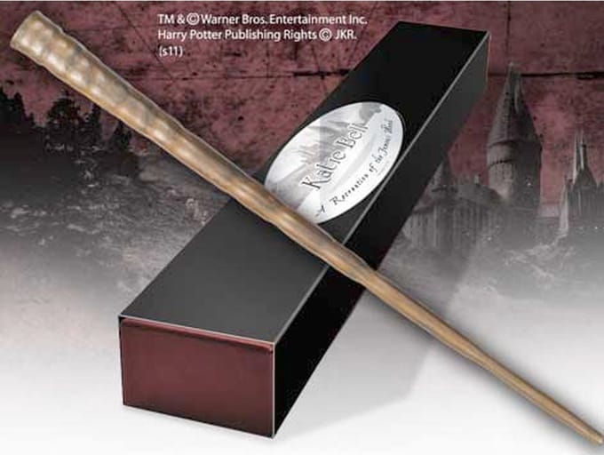 The Noble Collection Harry Potter - Wand Katie Bell (Character-Edition) (Tover)staf - Bruin