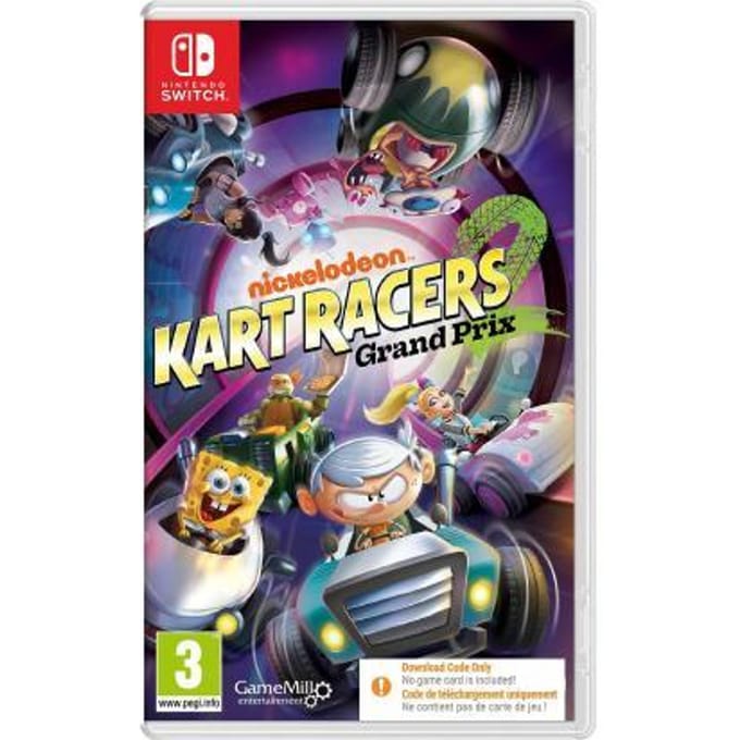 Nickelodeon Kart Racers 2: Grand Prix (Code in a Box) - Nintendo Switch - Racing