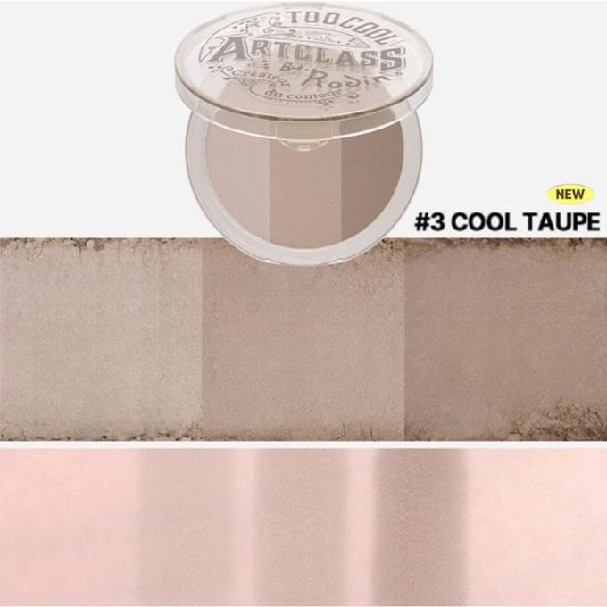 [Trop cool pour l'école] Cours d'art par Rodin Shading (3 couleurs) 9.5g 03 Cool Taupe beige