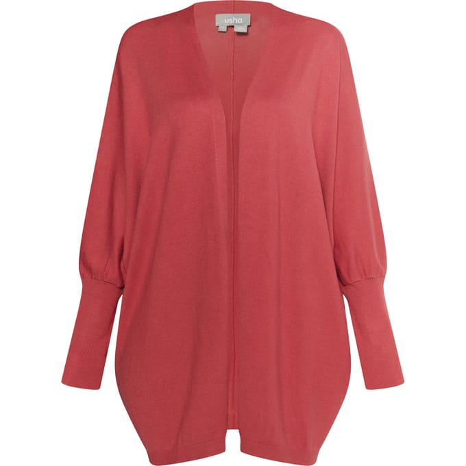 usha Gebreid vest Dames Vintage rood