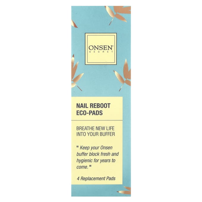 Onsen Secret, Vervangbare Polijstpads, 1 Pak white