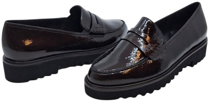 Paul Green 2694-130 Sportlack Moro | Lederen dames mocassin