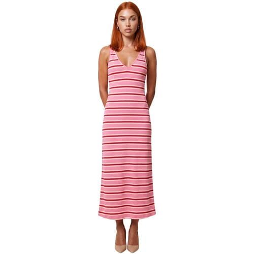 Lange Jurk I Am Abito Cotone Righe 25260