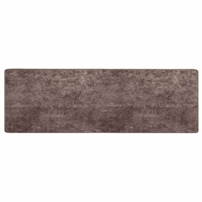 vidaXL - Tapijt - Runner - MARSA - Grijs - 80 - x - 250 - cm - Polyester - en - PVC