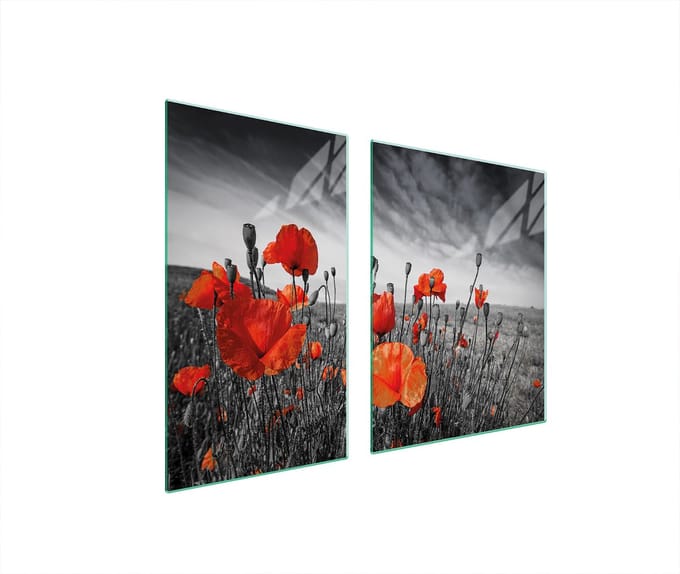 TMK ArtDeko Serie - Snijplank van Glas - 100x52 cm - Maki Design