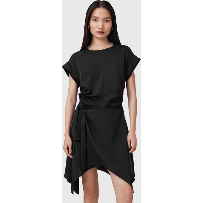 AllSaints Riko Mini Dress Black Taglia: 10 | Abiti Mini Outlet | Donna | Nero