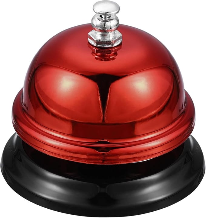 Lunchbel voor Restaurants en Hotels - Duurzaam, Rood, 65 mm