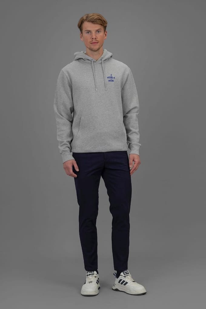Laurent Vergne - Sweater - Hoodie - Grijs - Maat M