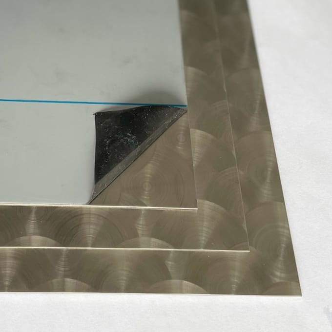 RVS Zondessin - 1mm, 1000x500mm