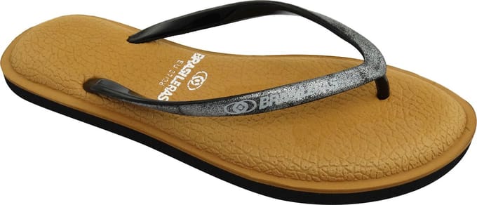 Brasileras sandalen dames- Bruin/zilver- 35/36