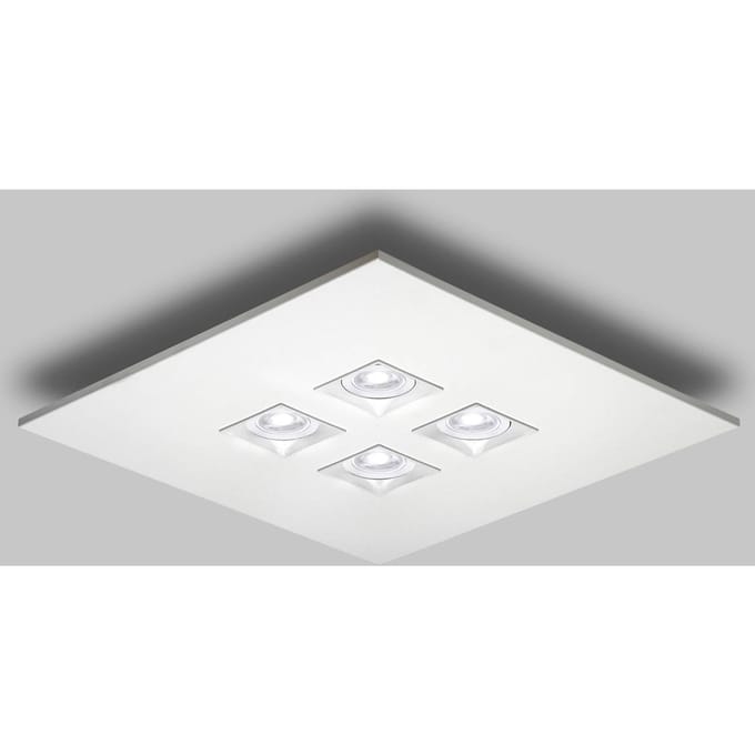 Milan Iluminación Plafondlamp Polifemo, 4-lichts, wit