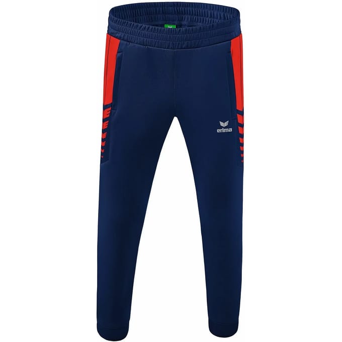 Erima Six Wings Worker Broek Kinderen - Rood / New Navy | Maat: 152