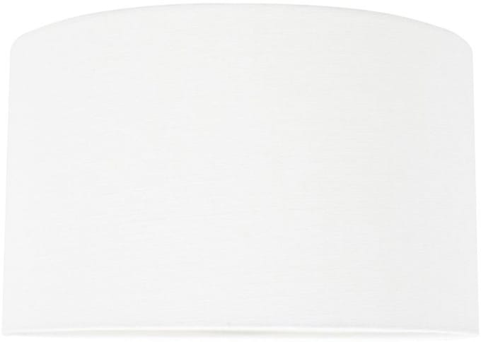 Witte textiele lampenkap K7396QS Ø 30cm met E27 support - Modern - Steinhauer Verlichting