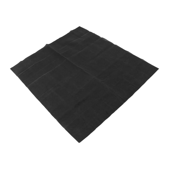Strijkdoek Zwart Draagbaar Wasbaar Herbruikbaar Hoge Temperatuur DIY Strijkmat Beschermend Strijken black