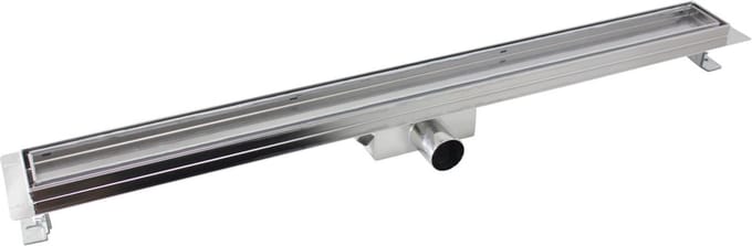 Mawialux douchedrain - Tegelrooster - 80 cm - RVS gepolijst - Bristol