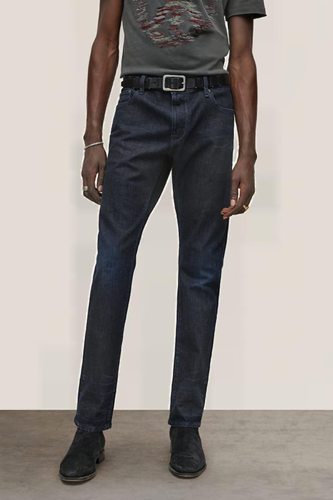 John Varvatos J701 - Regular Fit - Elli Blue Größe: W30 | Slim Jeans Outlet | Herren | Blau