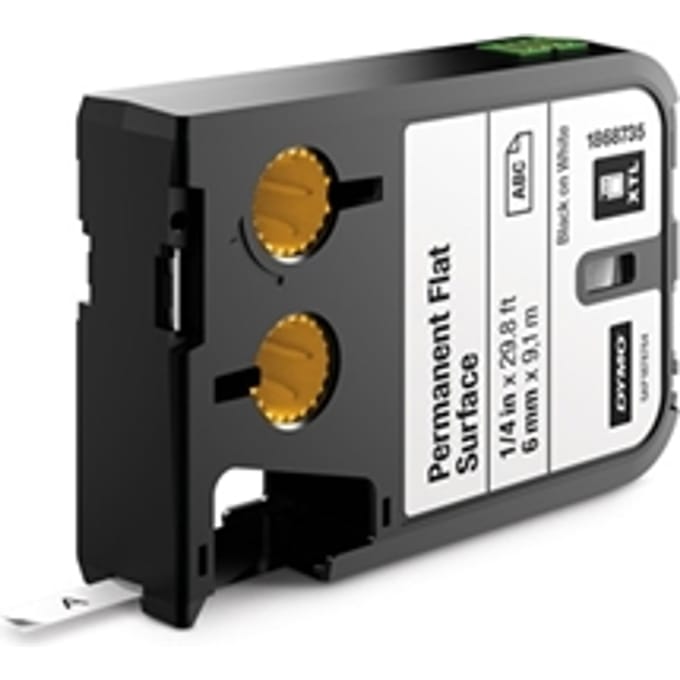 DYMO 1868735 XTL tape permanent zwart op wit 6mm (origineel)