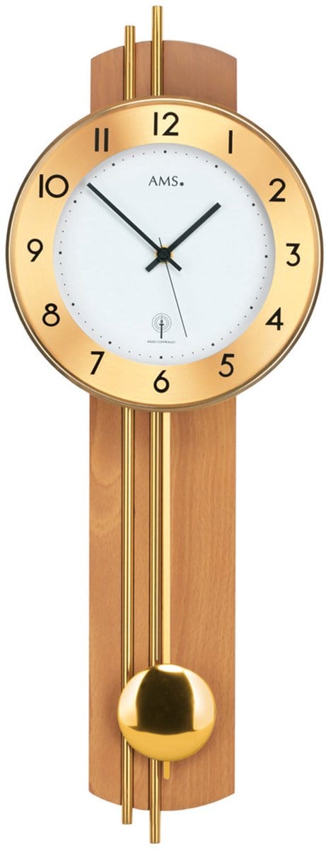 Wandklokken  radiogestuurd AMS - 5266-18