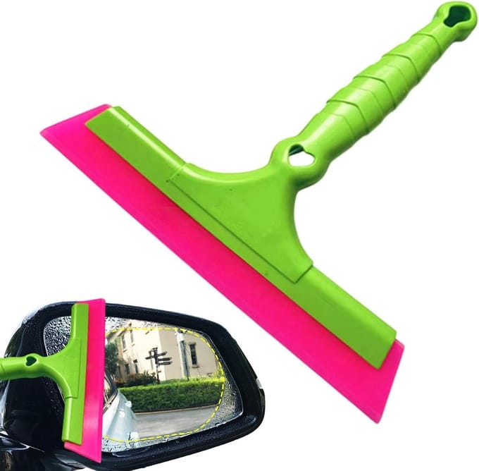 Raamtrekker - Glastrekker - Auto Ramen Wassen - Verbreed Vergroot Ontwerp - 1 Meter - Zwart