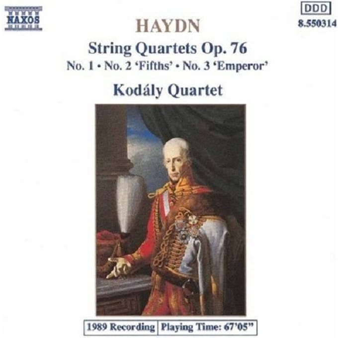 Kodály Quartet - Haydn: String Quartets Op. 76, Nos. 1-3 (CD)