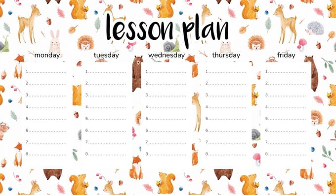 Wallvy - Magnetisch Lesrooster - Kinderen - 30x17,5CM - Dieren