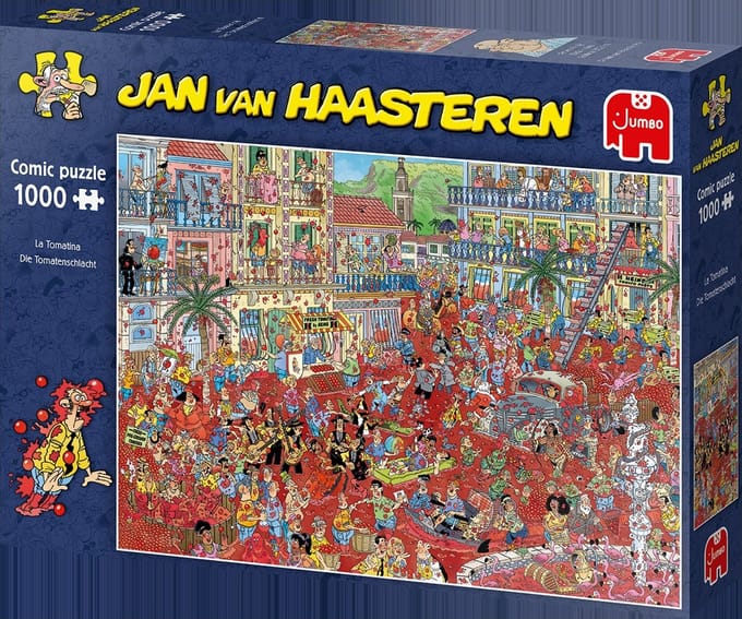 Jan van Haasteren La Tomatina puzzel - 1000 stukjes
