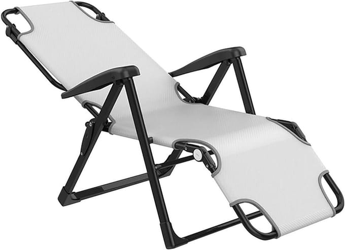 Tuinstoel Liggend - Opklapbare fauteuil - Buiten Ontspannen - Extra dik frame - 200kg draagvermogen - Veelkleurig