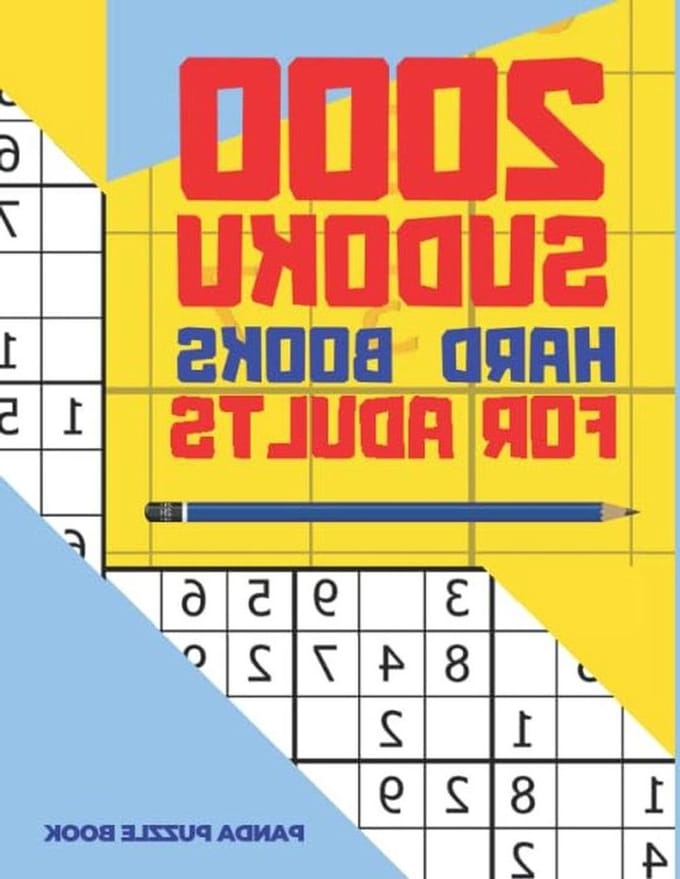 Sudoku Puzzel Boek - Logica Spel - Hersenen Trainen - 2000 Puzzels - 21.59 x 27.94 cm - Wit