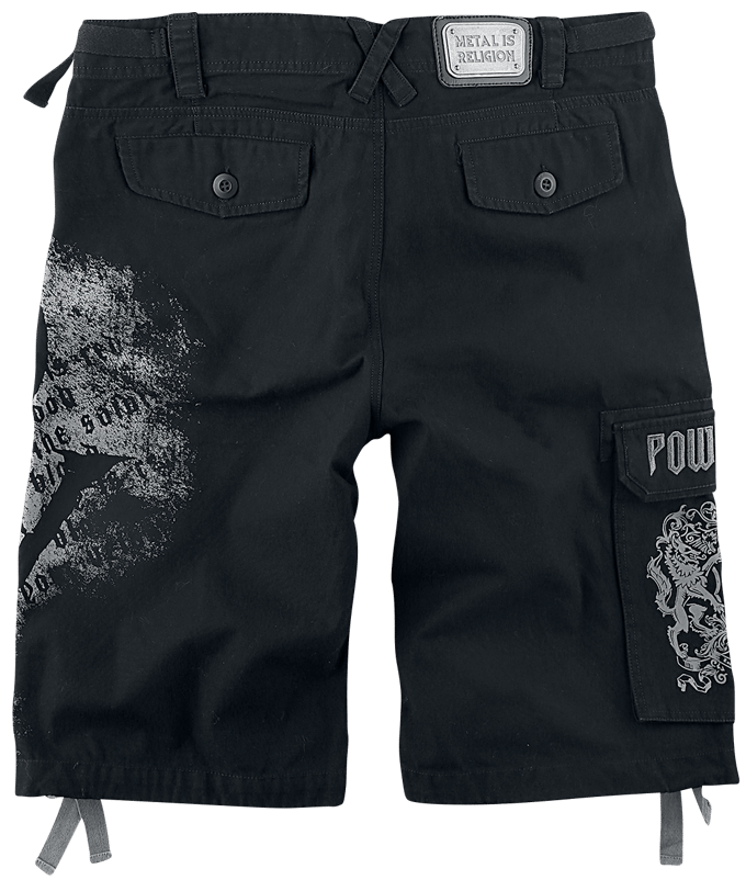 Powerwolf EMP Signature Collection Heren Shorts - zwart/grijs - M