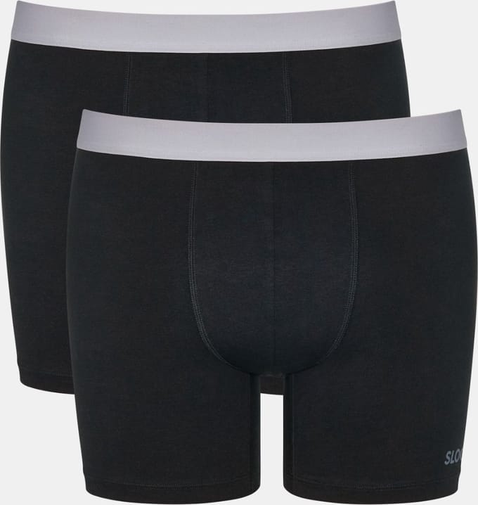 sloggi men GO ABC 2.0 Short 2P Heren Onderbroek - Zwart - Maat M