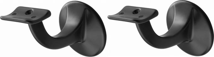 Hermeta Leuninghouder - 3506-70 - Zwart - Holzadel - 2 stuks